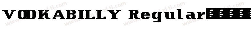 VODKABILLY Regular字体转换